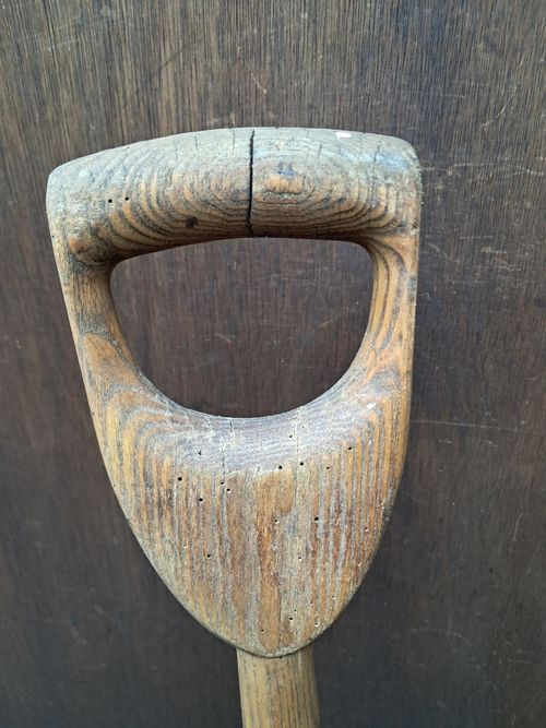 Vintage Garden Fork Spear & Jackson 5 Prong Fork Wood D Block Handle (#160) — image 4