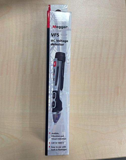 Megger VF5 Non-Contact AC Voltage Detector CAT IV 1000V Audible/Flashlight