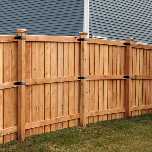 4x Heavy Duty Fence Post Support Bracket Post Ties Strap Post Ties U Bracket UK — image 14