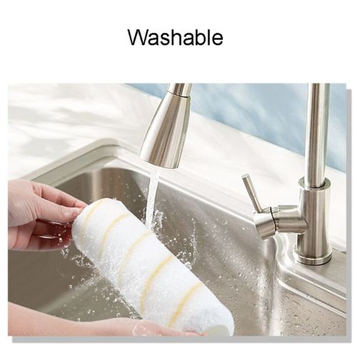Set Paint Rollers Extension Pole Tray Brush Roller Sleeves Painting Wall Ceiling — image 13