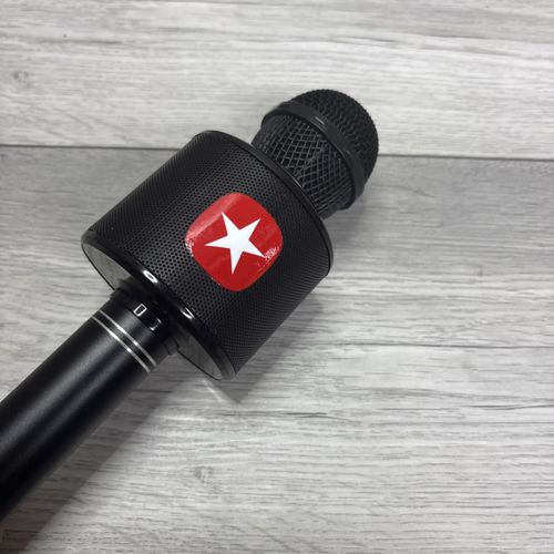 ROXi Bluetooth Handheld Karaoke Microphone Built-in Speaker, Echo, Black/Red — image 2