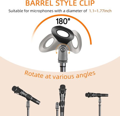 Professional Adjustable Microphone 360 Degree Stand Boom Arm Holder Tripod Stage — image 10