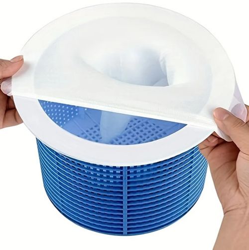 10pcs Pool Skimmer Socks Mesh Filter Basket Liners Swimming Pool Cleaning Kit