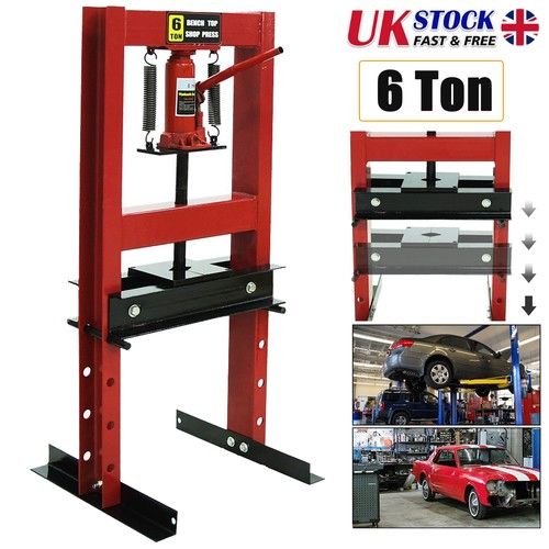6 T Hydraulic Floor Standing Press Machine Vehicle Workshop Garage Bearing Press