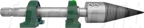 Tractor Kit New 80mm Splitting Cone Log Splitter (Right) + Bearing + PTO Shaft