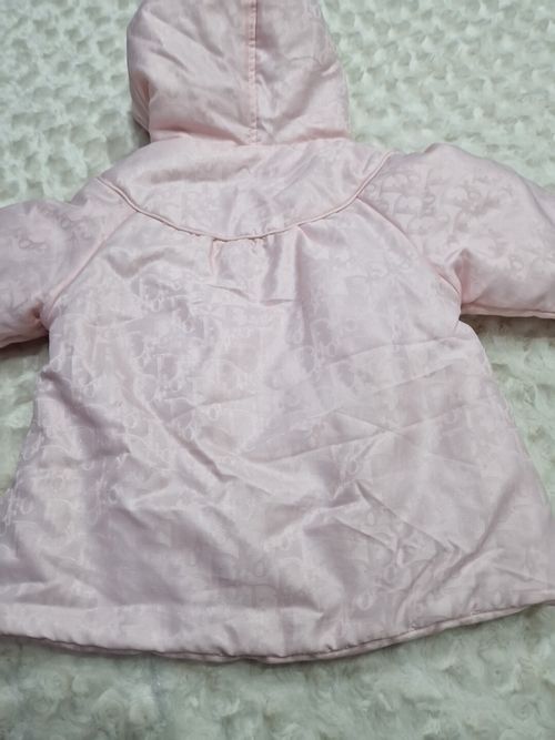 baby dior girl Pink Monogram Coat With Hood Brand New — image 8