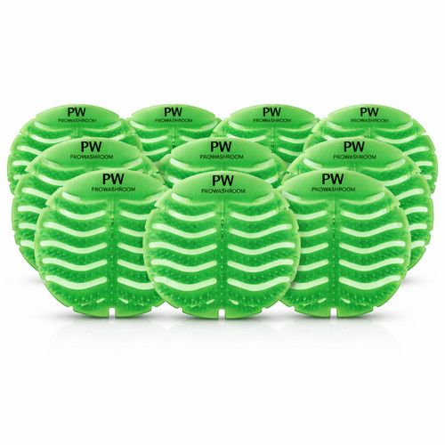 PROWASHROOM Urinal Mats Pack of 10 Odour Control Apple, Lemon, Ocean, Orange