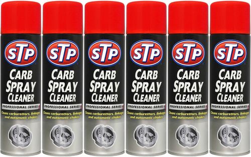 6 x STP CARB CLEANER SPRAY CARBURETTOR INTAKE SPRAY CLEANER PROFESSIONAL 500ML — image 2