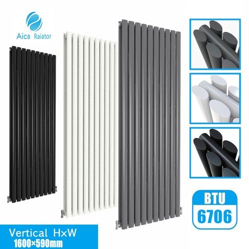 Designer Radiator Flat Panel Oval Column Horizontal Vertical Central Heating Rad