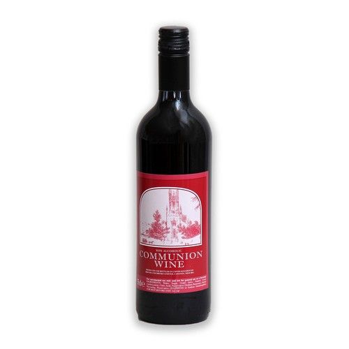 1 Bottle of Non-Alcoholic Church Altar Wine – Alcohol-Free Communion Wine