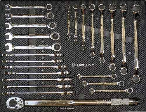 VELUNT Tool Chest Trolley Cabinet with tools Steel Workshop Storage Tool Box — image 8
