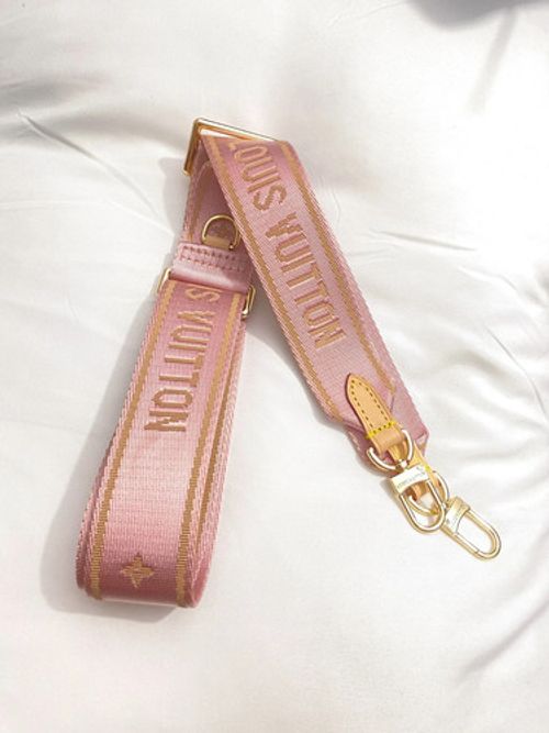 Louis Vuitton Shoulder Strap Adjustable Crossbody Shoulder Replacement Pink