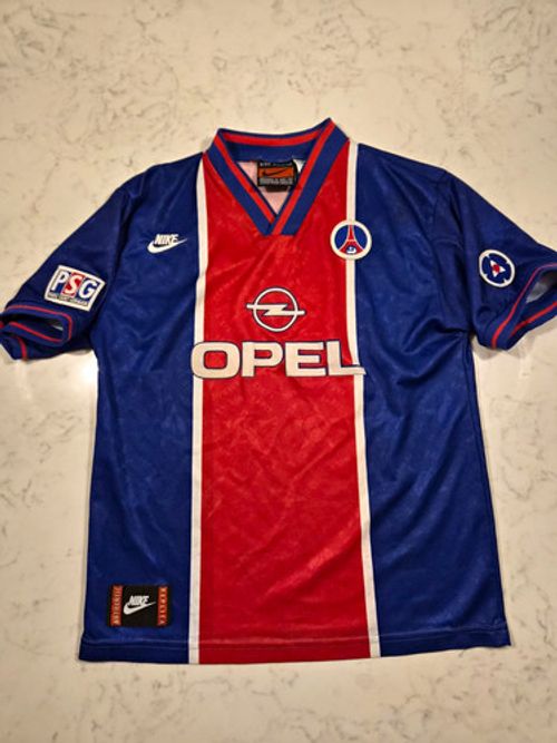 Original Nike Paris Saint-Germain PSG Home Shirt LB Football 1995