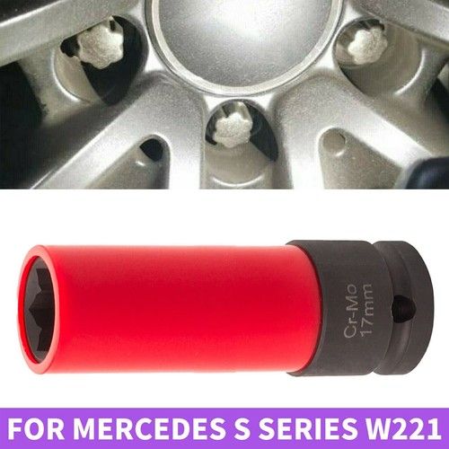 17mm Wheel Lock Nut Removal Socket Wrench for Mercedes Benz S Series W221 UK