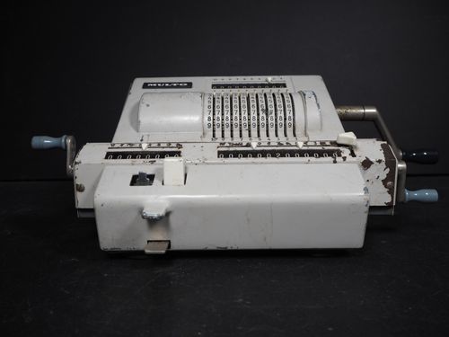 Mechanical Calculator Adding Machine Multo Swedish Model 239-115-17460 — image 2