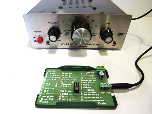 Morse Code practice sounder and Key Lead UK made. ASSEMBLED With 3.5mm Jack Lead — image 2