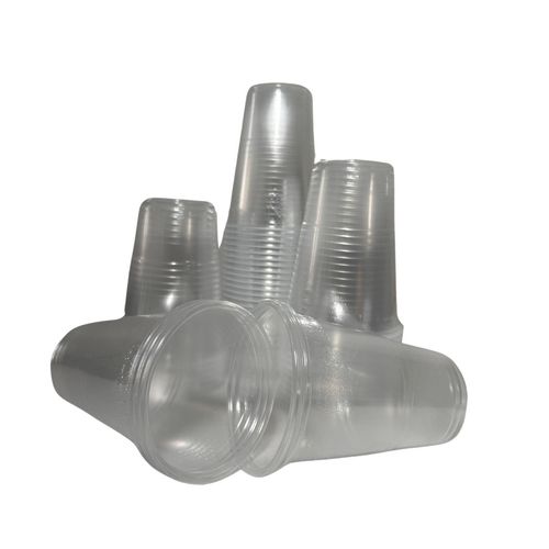 Reusable Half Pint Plastic glasses 10Oz Party Glasses Mutli purpose Use Clear — image 12