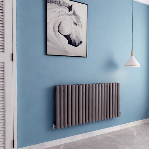 Designer Radiator Horizontal Vertical Oval Column Flat Panel Central Heating Rad — image 4