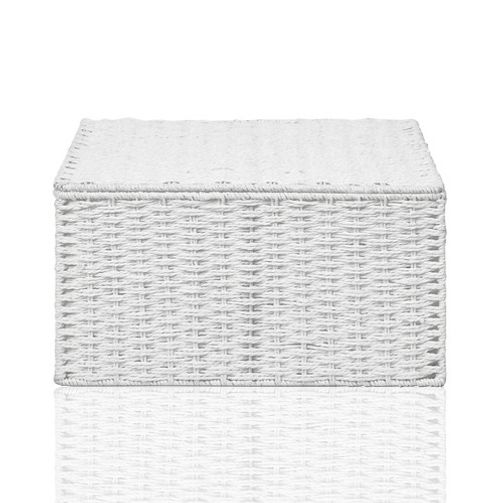 Arpan Storage Basket Hamper Box With Lid Paper Rope Xlage, Large, Medium, Small
