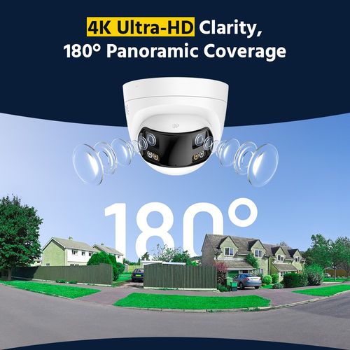 ANNKE 8MP 4K Color Two-Way Talk PoE IP CCTV Security Camera 180° View Panoramic — image 9