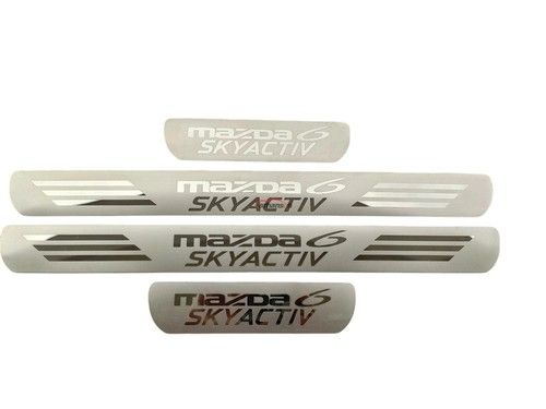 For Mazda 6 Car Accessories Door Sill Scuff Plate Guard Protector 2026