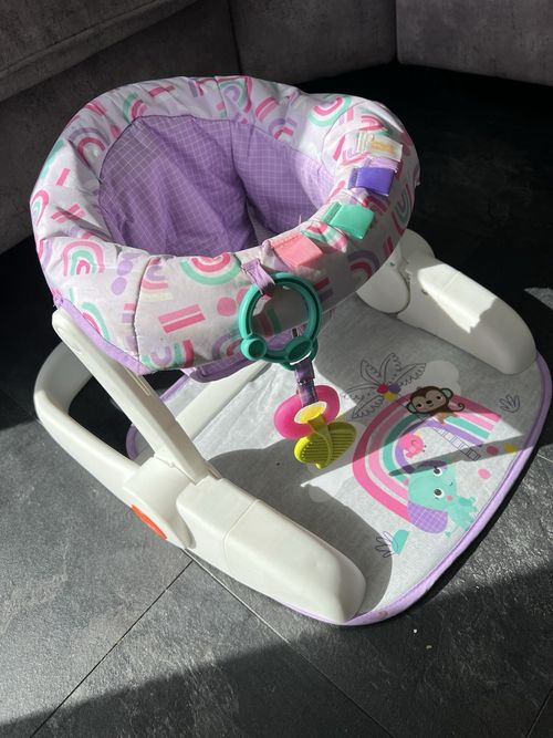 Bright Starts Purple Paradise Learn-to-Sit Activity Floor Seat — image 3