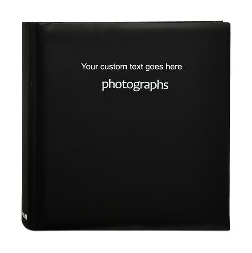 Personalised Text Memo Slip In Case Photo Album Holds 200 6x4"/10x15cm Photos — image 1