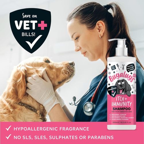 Bugalugs Itch & Immunity Dog Shampoo Sensitive Skin - Professional Pet Grooming — image 9