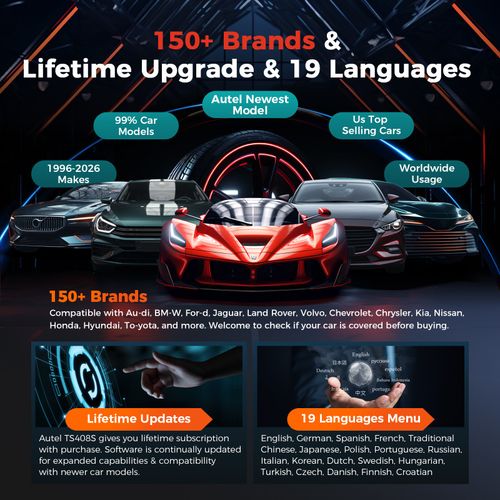Autel MaxiTPMS TS408S Tire Pressure Sensor Program TPMS Relearn Diagnostic Tool — image 6