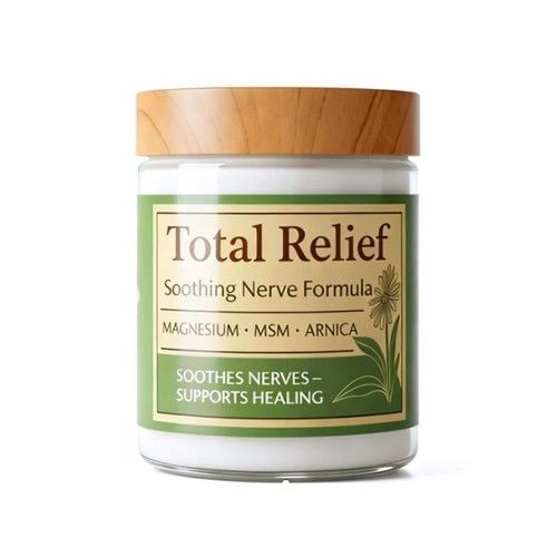 Total Relief Magnesium Cream, Nerve Relief Magnesium Soothing Cream UK