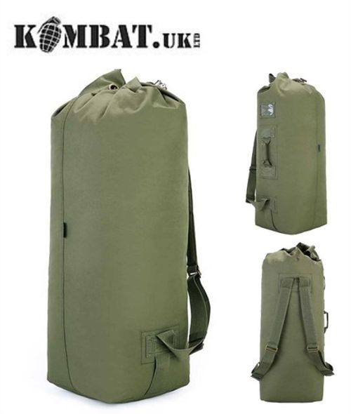 Kombat UK Large Kit Bag 115L Military Army Duffle Bag Holdall Olive Green