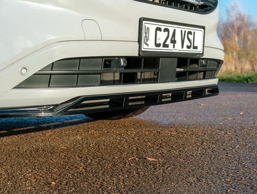 FOR TRANSIT CUSTOM 2024 4PC ABS FRONT LOWER SPLITTER GLOSS BLACK FITS STANDARD — image 9