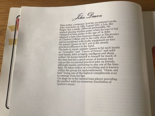 Queen 'A Night At The Opera' 1975 UK Concert Tour Programme Book & Ticket — image 3