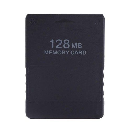 UK Seller TESTED Save 128MB Sony PS2 Memory Card Black Playstation 2 Data Stick