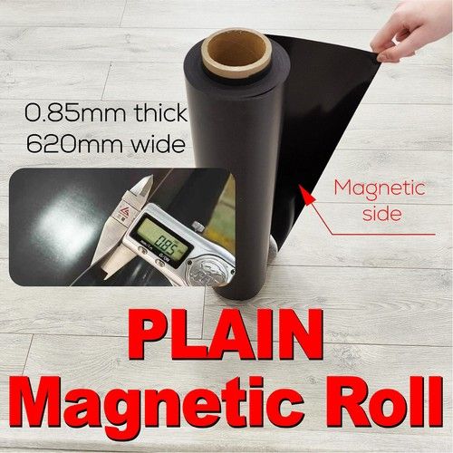Magnetic Sheet Rolls Self Adhesive Plain White Flexible Magnetic Sheeting Sign