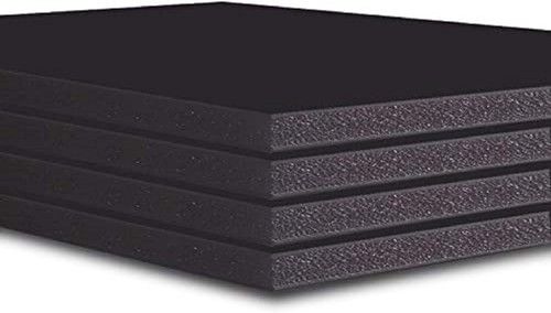 A0 Black Foamboard – 5mm Thick x 10 Sheets (841mm x 118mm) – Lightweight Mountin