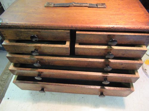 Vintage Moore & Wright Toolmakers'/Instrument Makers' Tool Cabinet 1940/50's — image 6