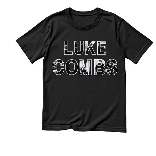 Luke Combs Concert T-shirt World Tour UNISEX BLACK ADULT KIDS TSHIRT CONCERT — image 2