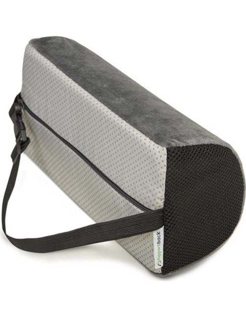 D Shape Half Moon Pillow Memory Foam Bolster Cushion Back Neck Leg Support Pain