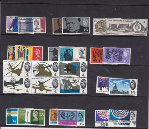 1957-1965 .PRE DECIMAL .28..UNMOUNTED MINT GB COMMEMS SETS — image 2