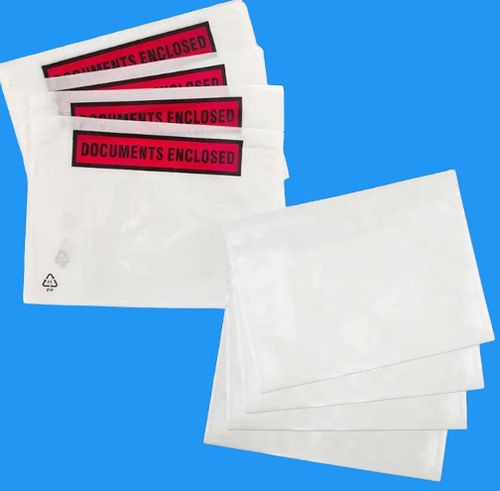 Documents Enclosed Wallets Envelopes Printed Plain Self Adhesive A7 A6 A5 DL — image 1