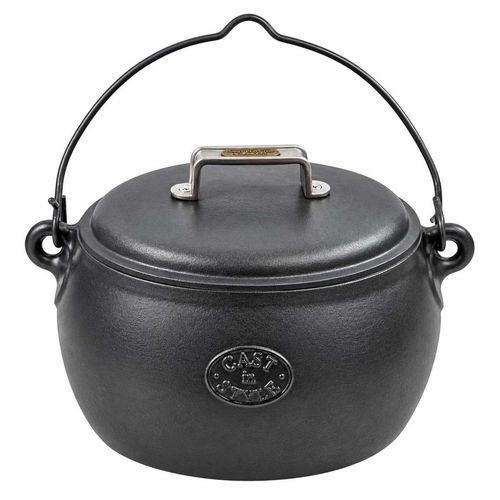 Cast Iron Gypsy Pot Belly Cooking Pot 1 Gallon — image 4