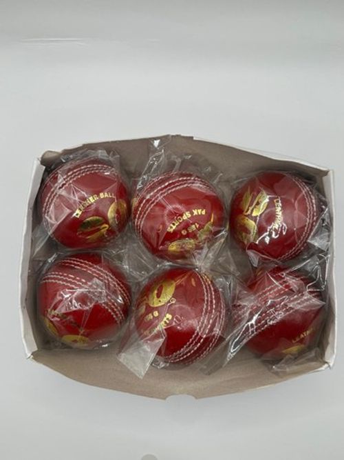 6 Cricket Real Leather Hard Balls 50 overs Match  5.5 OZ - Next day dispatch 