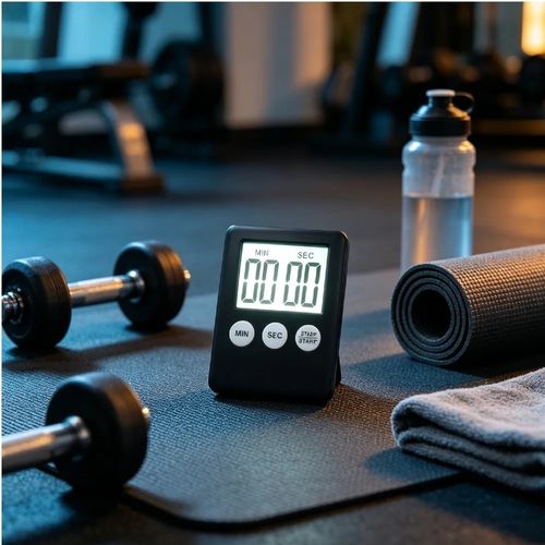 Magnetic LCD Digital Kitchen Timer Countdown For Cooking Loud Clock Alarm UK — image 4