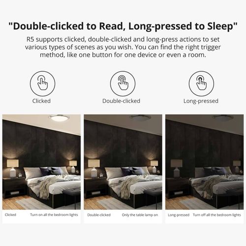 SONOFF SwitchMan R5 Smart Scene Controller Work with M5 MINIR4 Wall Light Switch — image 6
