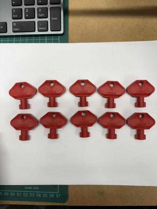 10x Eldon Panel Key Double Bit Cabinet Key