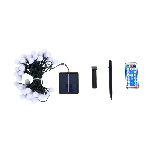 Solar String Lights 100 LED 12M 8 Modes Timer Remote Cool White Outdoor — image 13
