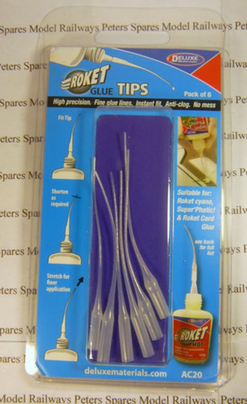 Deluxe Materials AC20 Roket Glue Tips (PK6)