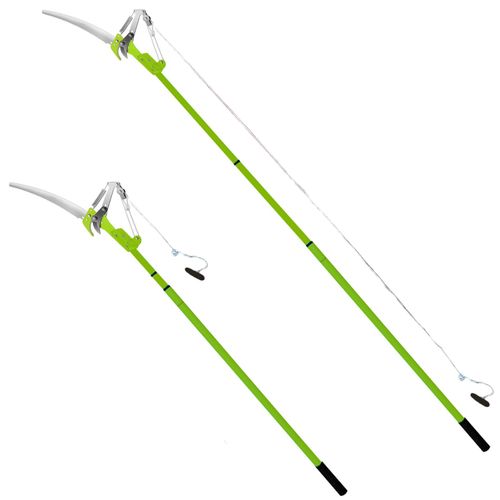 TELESCOPIC GARDEN LOPPER EXTENDABLE TREE HIGH BRANCH PRUNER CUTTER + 30cm SAW — image 5