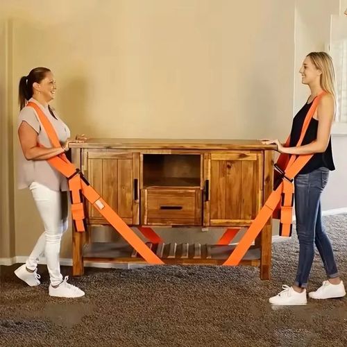 Heavy Duty Moving Straps 2-Person Lifting Furniture Appliance Carry Handles — image 1